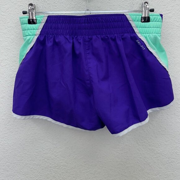 Nike Dri Fit Purple Lined Athletic Running Shorts 555434-504 Womens size Medium - Picture 5 of 5